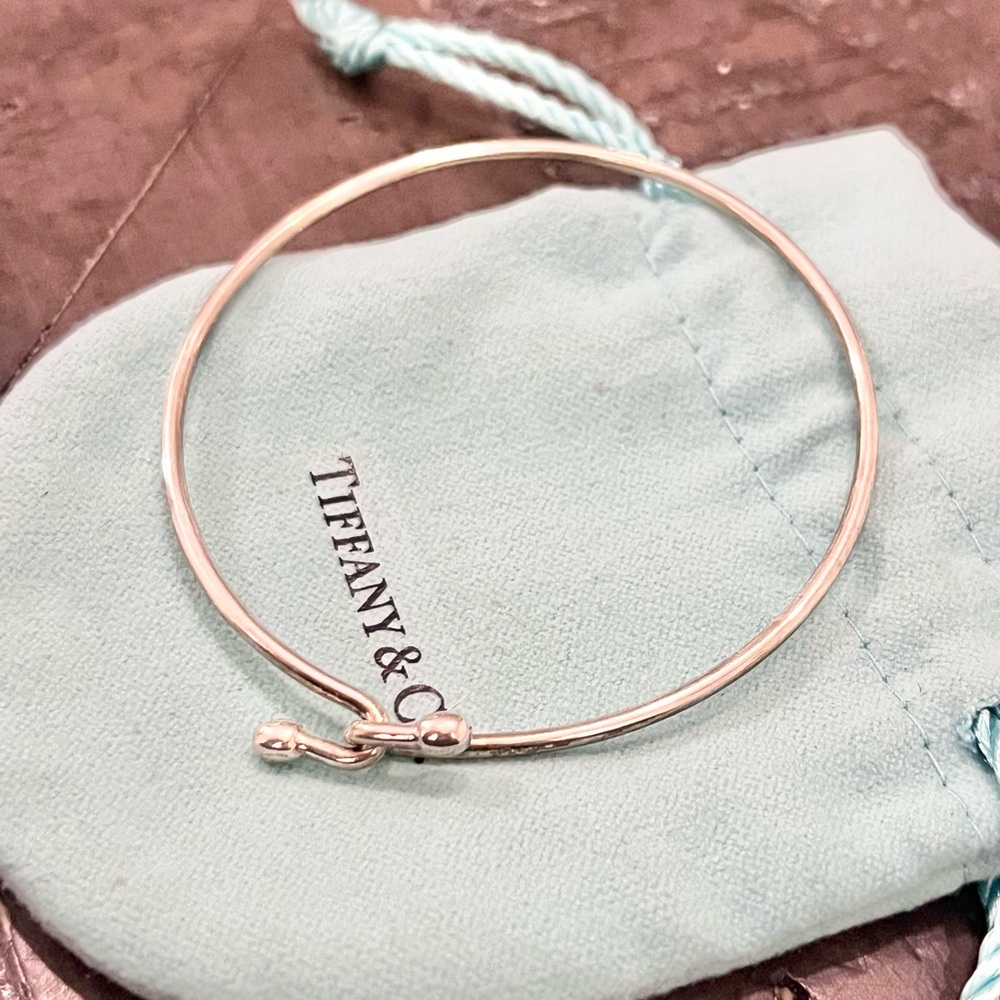Authentic Tiffany & Co. Wire Bangle Bracelet - image 1